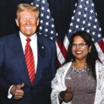 President-elect Donald Trump and Dr. Shoba Chokkalingam. PHOTO: AHC