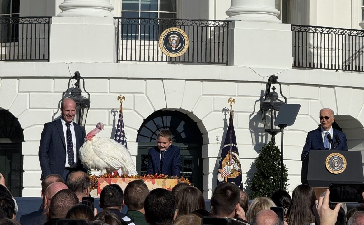 President Biden Pardons Two Turkeys “Peach” and “Blossom” During his Lame Duck Presidency 