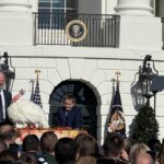 President Biden Pardons Two Turkeys “Peach” and “Blossom” During his Lame Duck Presidency 