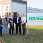 Consul General of India in Houston, Manjunath Chennerappa with President of Waaree Solar Americas, Sunil Rathi and others on December 19, 2024, in Brookshire, Texas. PHOTO: X@cgihou