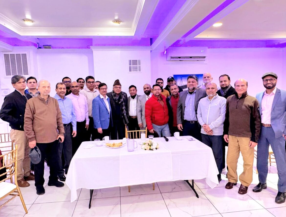 Mohammed Adeeb, prominent political leader and activist from India, meeting Indian American Muslim community Dec. 12, 2024. PHOTO: IAMC