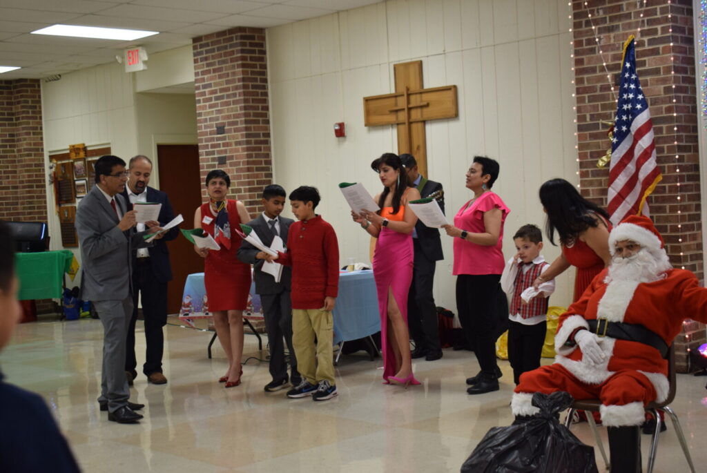 MKCA Choir group singing Christmas Carols. 