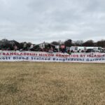 South Asian Americans protesting near the White House on December 9, 2024, in Washington, D.C. PHOTO: T. Vishnudatta Jayaraman, SAH