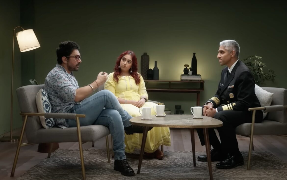 Bollywood Star Aamir Khan and Daughter Ira Khan Share their Mental Health Journeys With the US Surgeon General 