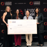 Meghna Sharma, and Tseten Gurung with Loudoun Economic Development officials during an awards gala held on December 5, 2024, at the Belmont Country Club in Ashburn, Virginia. PHOTO: Loudoun Economic Development