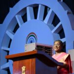 President of India, Droupadi Murmu, speaking at the 18th Pravasi Bharatiya Divas (PBD) on January 10, 2025, in Bhubaneswar, Odisha. PHOTO: X@rashtrapatibhvn