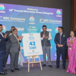 Randhir Jaiswal, official spokesperson of India’s Ministry of External Affairs and Odisha’s Minister for Industries Skill Development and Technical Education Sampad Chandra Swain with members of the FIA Executive Committee at the US-India Conclave held during Pravasi Bharatiya Divas. PHOTOS: FIA