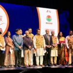 India’s Consul General, joined by executive committee members of the Federation of Indian Associations-NYNJCTNE, at the Feb. 1, 2025, Dance Pe Chance program in New Jersey. PHOTO: ITV Gold