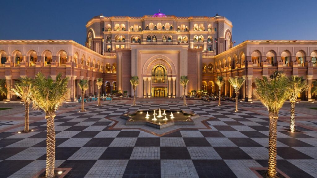 The iconic Emirates Palace Hotel in Abu Dhabi where the Indiaspora's dinner reception is being planned on February 24th. PHOTO: Emirates Palace