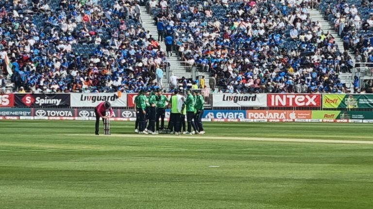 Ireland celebrating after securing this historic win in Stormont. PHOTO: Anirudh Nair, SAH