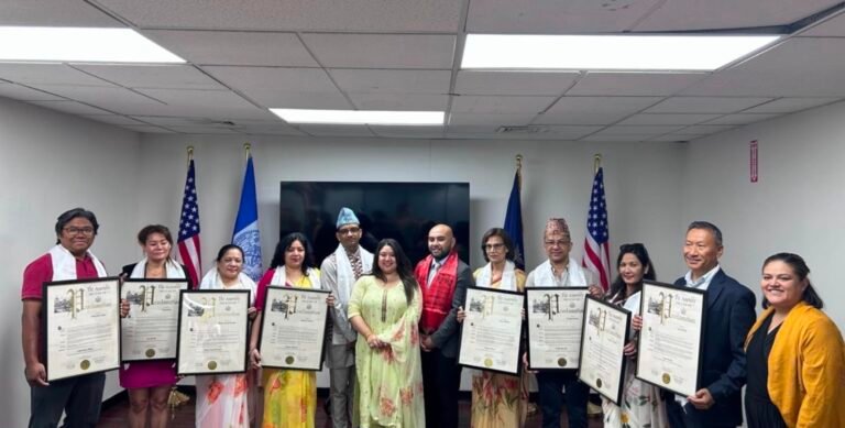 Assemblymember Steven Raga celebrating Nepali Community Day with Nepali Community Honorees and Community Leaders. PHOTO: Assemblymember’s Office