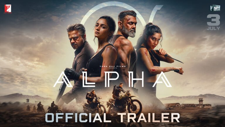 Anil Kapoor, Alia Bhatt, Bobby Deol and Sharvari in the Alpha trailer poster. PHOTO: Yash Raj Films