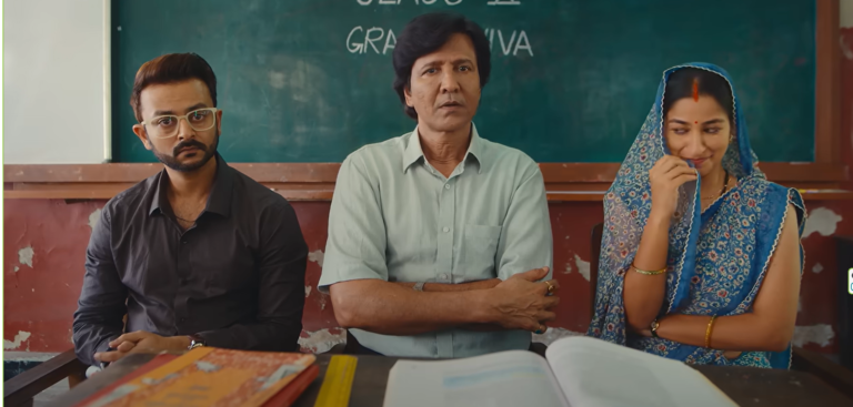 Ajitesh Gupta, Kay Kay Menon and Annapurna Soni in Adarsh Baal Vidyalaya. PHOTO: Trailer Video Grfab