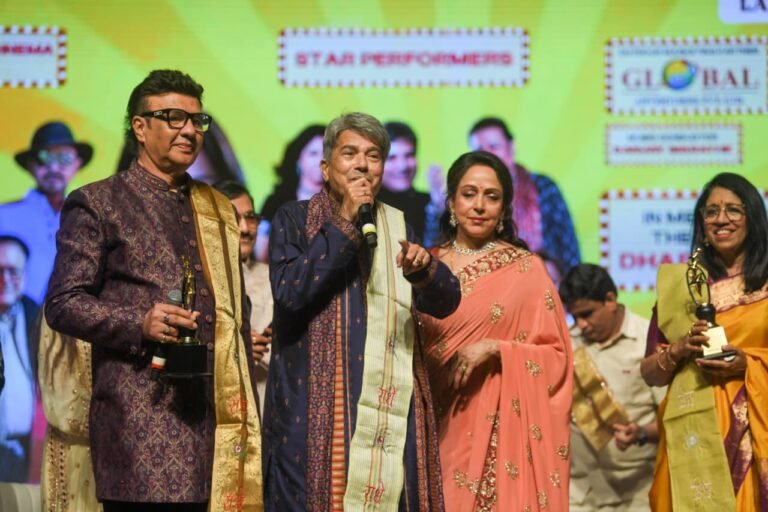 From left, Anu Malik, Suresh Wadkar, Hema Malini and Kavita Krishnamurthi Subramaniam. PHOTO: PictureNKraft