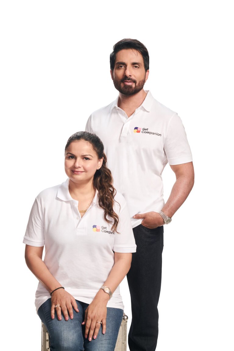 Sonu Sood with Shradha Chaturvedi. PHOTO: Media Mantra
