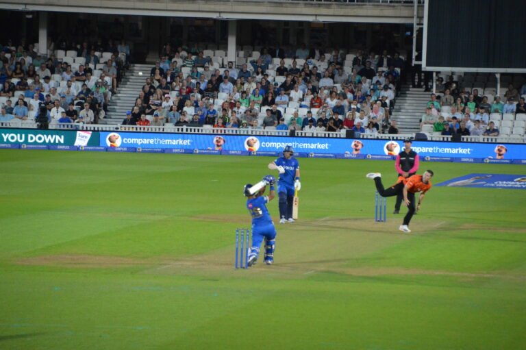 Nicholas Pooran scoring the winning runs for MI London. PHOTO: Anirudh Nair, SAH