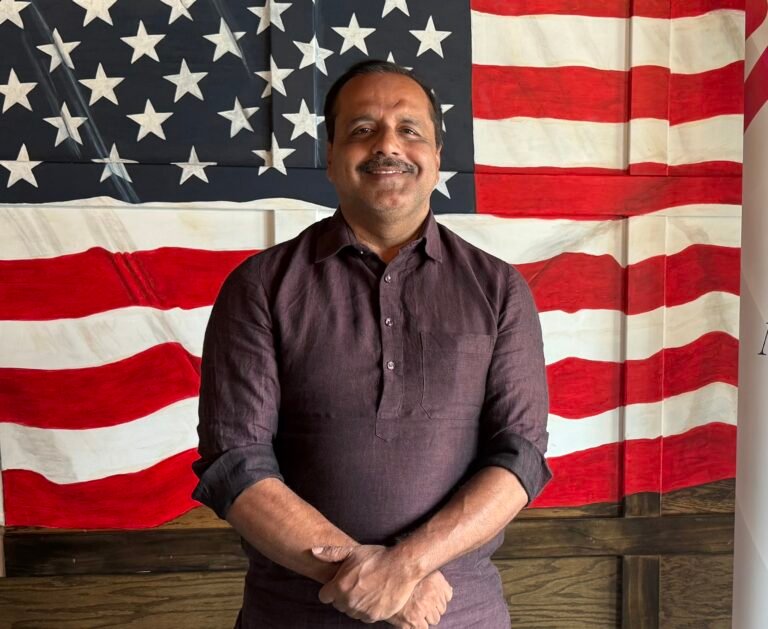 Karnataka Health and Family Welfare Minister U.T. Khader during his visit to Columbia, Maryland, on July 28, 2026. PHOTO: T. Vishnudatta Jayaraman, SAH