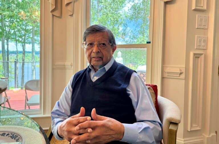 Renowned Scholar, Philanthropist, and Padma Bhushan recipient Prof. Jagdish Sheth during the exclusive interview with South Asian Herald at his house in Atlanta. PHOTO: T. Vishnudatta Jayaraman, SAH