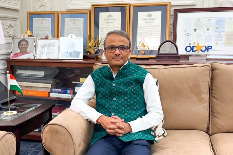 Consul General of India in New York, Ambassador Binaya Pradhan, during the exclusive interview with South Asian Herald, on July 31, 2026, at the Consulate General of India in New York. PHOTO: T. Vishnudatta Jayaraman, SAH