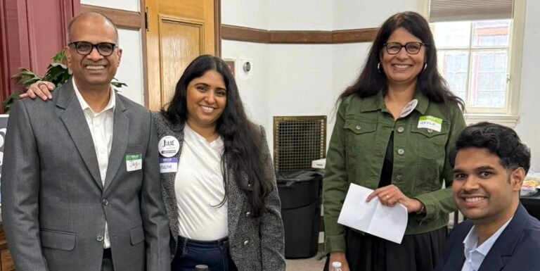 Jag Nagendra with his family. PHOTO: jag4folsom.com