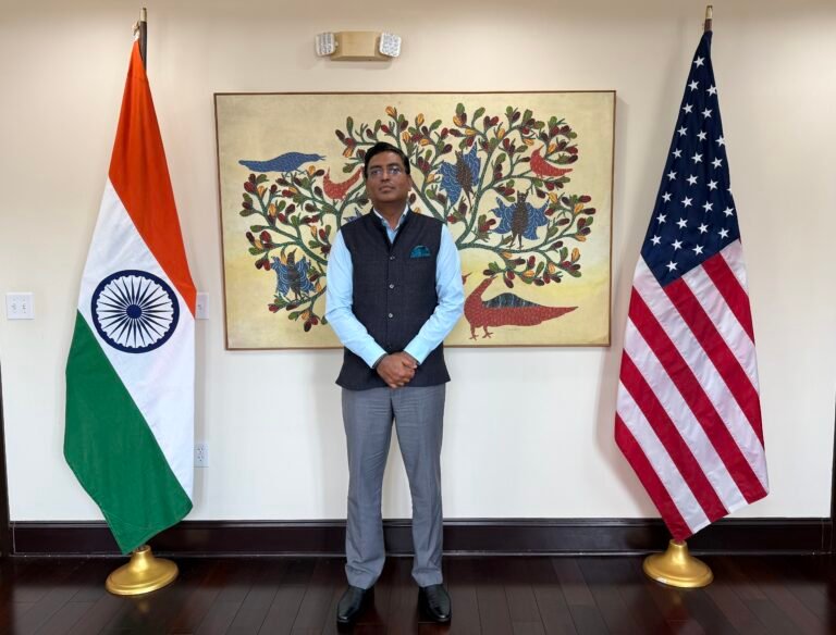 Consul General of India in Atlanta, Ramesh Babu Lakshmanan, during the exclusive interview with South Asian Herald at the Consulate General of India in Atlanta on August 13, 2026. PHOTO: T. Vishnudatta Jayaraman, SAH