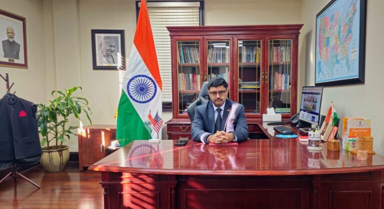Consul General of India in Atlanta, Dr. Sumit Seth, at his office in the Consulate General of India in Atlanta, Georgia. PHOTO: India in Atlanta