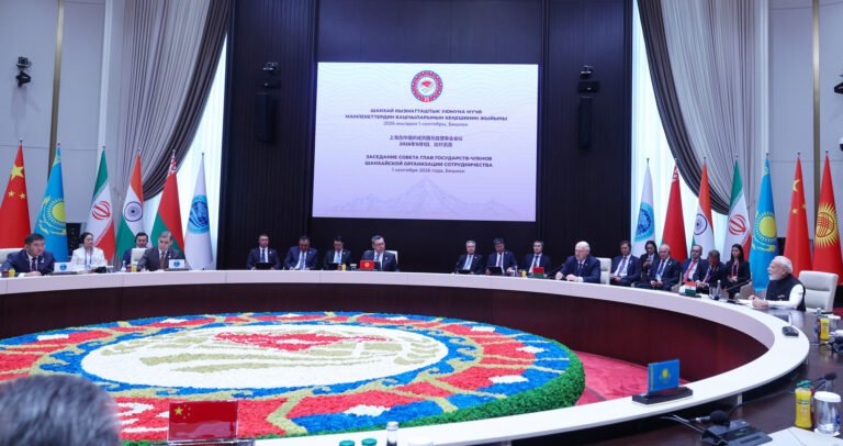 Prime Minister Narendra Modi attends the 26th Shanghai Cooperation Organisation (SCO) Summit, in Bishkek on September 1, 2026. UNI PHOTO