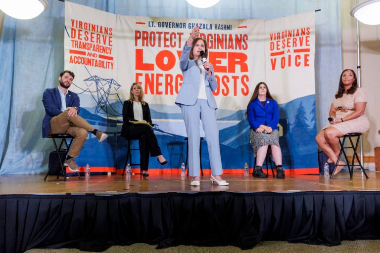 Lieutenant Governor Ghazala Hashmi joined Senators Danica Roem and Russet Perry, Delegate John McAuliff for a listening session during her Energy Costs Listening Tour on Wednesday, September 2, 2026 in Sterling, Virginia. PHOTO: Shaban Athuman