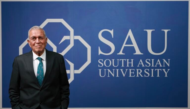 President of South Asian University Prof. K. K. Aggarwal. PHOTO: South Asian University