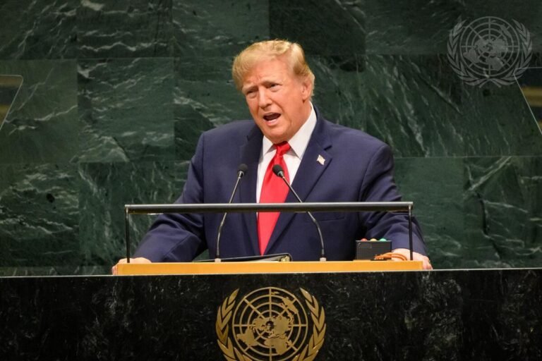 President Donald Trump speaking at the 81st Session of the United Nations General Assembly on September 22, 2026, in New York. PHOTO: United Nations