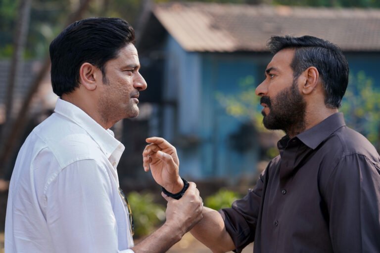 Ajay Devgn and Jaideep Ahlawat in Drishyam The Conclusion. PHOTO: Universal PR