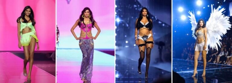 From left, Elina Gunawardena, Neelam Gill, Ravleen Varghese, and Kylie Jenner. Courtesy: Daily Mirror